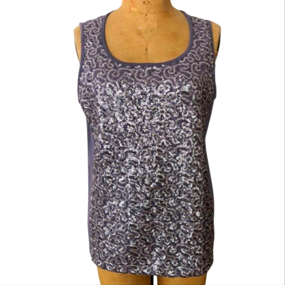 Chico's Plum Frost Tank Top- NWT